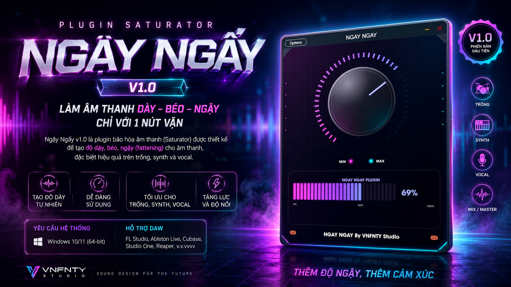 Ngậy Ngấy V1.0 (Plugin Saturator)